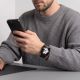 4. Tech-Protect Silikonarmband für Apple Watch 44 / 45 / 46 / 49 mm – Schwarz