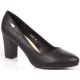 10. Sergio Leone W SK193A schwarze Pumps mit Blockabsatz 
