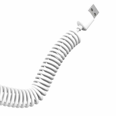 3. Dudao Car Kit Ladegerät 2x USB 2.4A + Kabel USB 3in1 Lightning / Type C / Micro USB Kabel weiß (R7 weiß)