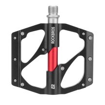 Rockbros 2020-12BBK Plattform-Fahrradpedale aus Aluminium – Schwarz