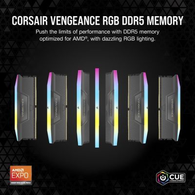 6. Corsair CMH64GX5M2B5200Z40K Speichermodul 64 GB 2x32 GB DDR5