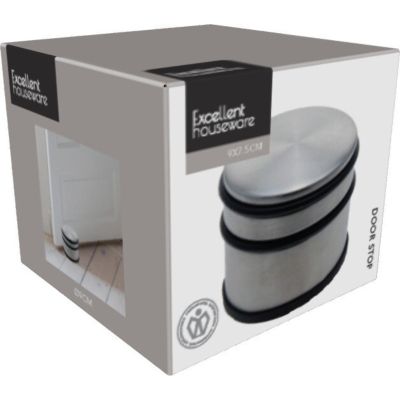 6. Türstopper 9 cm Silber