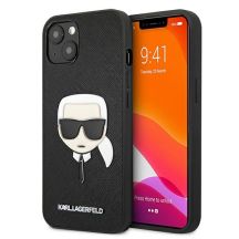 Karl Lagerfeld KLHCP13SSAKHBK iPhone 13 mini 5,4" czarny/black hardcase Saffiano Ikonik Karl's Head