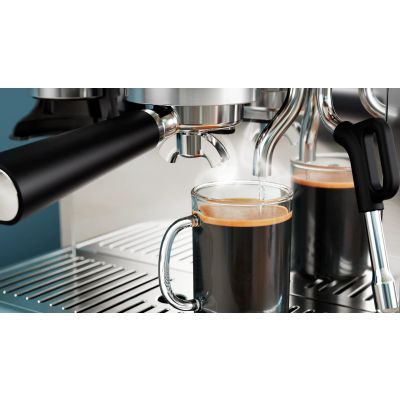 25. Philips PSA3218/10 Kaffeemaschine Barista Brew, 15 bar Pumpendruck, integrierter Milchaufschäumer, halbautomatisch, 1350 W, Schwarz