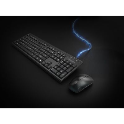 25. Kensington KM270 EQ Tastatur RF Wireless + Bluetooth Schwarz