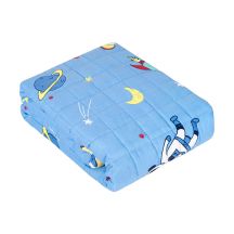 Hochwertige, beschwerte Baumwolldecke, sensorische Decke für Kinder, 100 x 150 cm, 4 kg, Platzbedarf