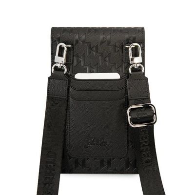 4. Karl Lagerfeld Handtasche KLWBSAMSMK schwarz/schwarz Monogram Plate