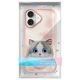 12. Nimmy Big Eyed Pet 2.0 Katzenhülle für iPhone 16, Rosa