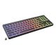 2. GENESIS Thor 430 TKL Kabellose Gaming-Tastatur USB + RF + Bluetooth QWERTZ US Englisch Schwarz
