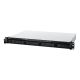 2. NAS Synology RS422+; 1U-RACK; 4x (3,5-Zoll-SATA-Festplatte/2,5-Zoll-SATA-SSD); AMD Ryzen R1600; 2 GB DDR4 ECC, 2x 1GbE RJ-45