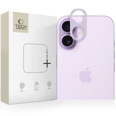 Tech-Protect Camalloy Fit+ Kameraglas für iPhone 17 – Lila