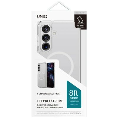 3. Uniq LifePro Xtreme Hülle für Samsung Galaxy S26+ mit Magclick-Ladefunktion – Transparent