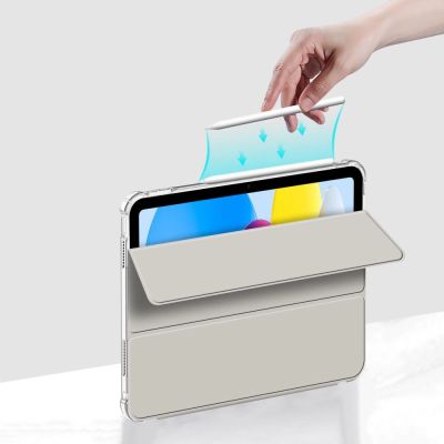 4. Tech-Protect SC Pen Hybrid-Hülle für iPad 10 / 2022 – Grau – Transparent