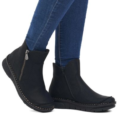 51. Bequeme isolierte Stiefeletten Rieker W RKR612 schwarz