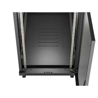 5. Lanberg FF01-6222-23B 22U Rack, freistehend, schwarz
