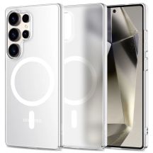 Tech-Protect MagSlim MagSafe Hülle für Samsung Galaxy S25 Ultra – transparent