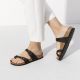 3. Birkenstock Mayari Habana schmale Damen-Flip-Flops, Nubukleder, Braun (0171323)