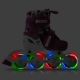 9. Rollschuhe-Rollschuhe-Skates verstellbar Smj Sport Combo Hearts 3in1 Led Jr HS-TNK-000011510