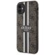 2. Guess 4G MagSafe-Hülle mit Printstreifen für iPhone 11 / XR – Braun
