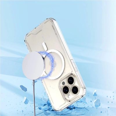 4. Clear Corner Case MagSafe für iPhone 16 Plus – transparent