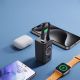 12. Joyroom JR-W13 5000 mAh Wireless Power Bank für Apple Watch + USB-C und Lightning – Schwarz