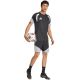 7. adidas Tiro 26 Wettkampf-Trainingsjersey für Herren, schwarz, grau und weiß, JX4254
