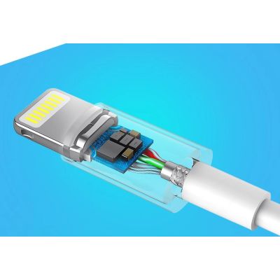8. Ugreen US155 20728 USB-A / Lightning MFi 2,4A Kabel 1m - Weiß