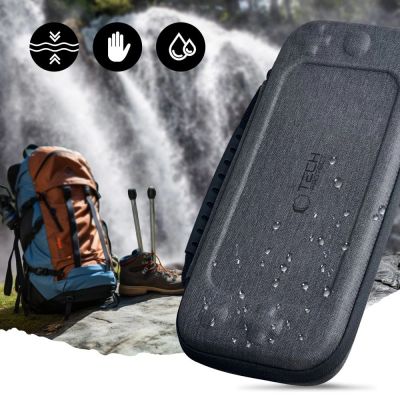4. Tech-Protect Hardpouch-Hülle für Nintendo Switch 2 - Grau