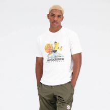 New Balance Hoops Baumwoll-Jersey-Shorts Wt M MT31589WT