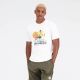New Balance Hoops Baumwoll-Jersey-Shorts Wt M MT31589WT