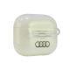 4. Audi IML AirPods 3-Hülle mit geometrischem Muster - Weiß