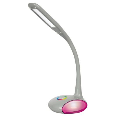 4. Moderne, mehrfarbige RGB-LED-Schreibtischlampe Activejet VENUS RGB grau mit Nachtlichtfunktion