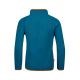 2. Trollkids Kids Nordland Half Zip Unisex Fleece-Sweatshirt, Deep Lagoon/Cinnamon, leicht und atmungsaktiv, Blau (707-178)