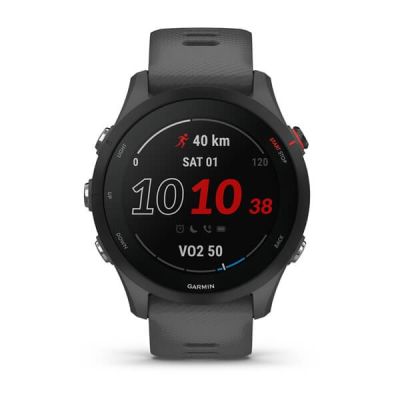 10. Garmin Forerunner 255 Schiefergraue Uhr