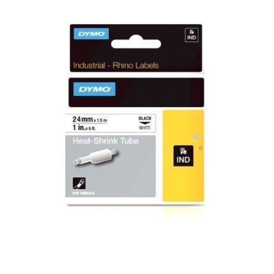 6. DYMO Industrie-Schrumpfschlauch – 24 mm x 1,5 m