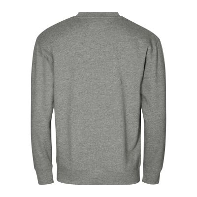 4. Unisex-Sweatshirt mit Rundhalsausschnitt (Dunkelgrau meliert)