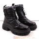6. Filippo W PAW498A isolierte Schneestiefel mit Reißverschluss, schwarz