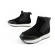 8. Scholl Beverly Bootie Damen Lederstiefeletten Schwarz