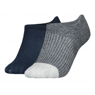 2. Tommy Hilfiger Damen Footie 2P RIB MOUL Socken 701222652002