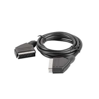 2. Lanberg-Kabel CA-EUEU-10CC-0018-BK (SCART M - SCART M; 1,8 m; schwarz)