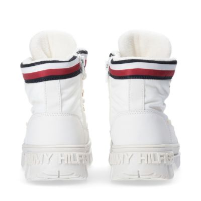 9. Tommy Hilfiger Schnürstiefelette Elfenbein W T3A5-33062-1047101-101