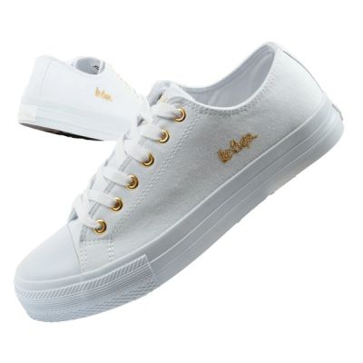 Lee Cooper Damen-Sportschuhe, Sneaker, modisch, weiß, bequem