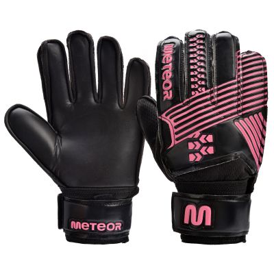 7. Meteor Catch 9 goalkeeper gloves black/pink