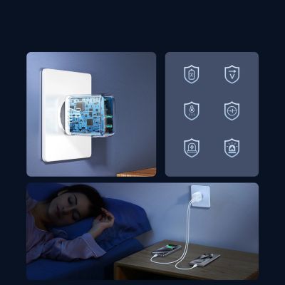 12. Joyroom JR-TCF12 Netzladegerät 2x USB-C 20W PD / QC 3.0 - Weiß