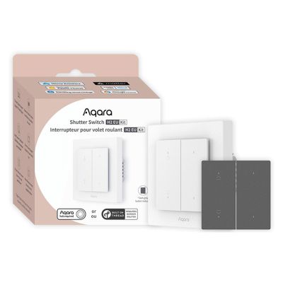 2. Aqara Lichtschalter H2 EU kabellos Grau, Weiß