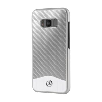 Mercedes Wave V Hülle für Samsung Galaxy S8+ - Silber