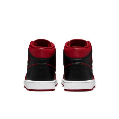 5. Nike Air Jordan 1 Mid Rot/Schwarz 51,5