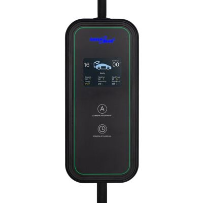 8. GreenBlue EV/PHEV-Ladegerät, tragbar, Typ 2, Kabellänge 680 cm, IP65, 11 kV, 220–380 V AC 50/60 Hz, 16 A, 3-phasig, GB1100
