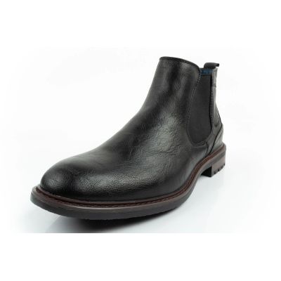 12. Wrangler Randy Herren Schuhe Chelsea Boots elegant modisch Slip-On Schwarz