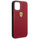 7. Ferrari FESPEHCP12SRE iPhone 12 mini 5.4" rot/rot Hardcase On Track Perforated